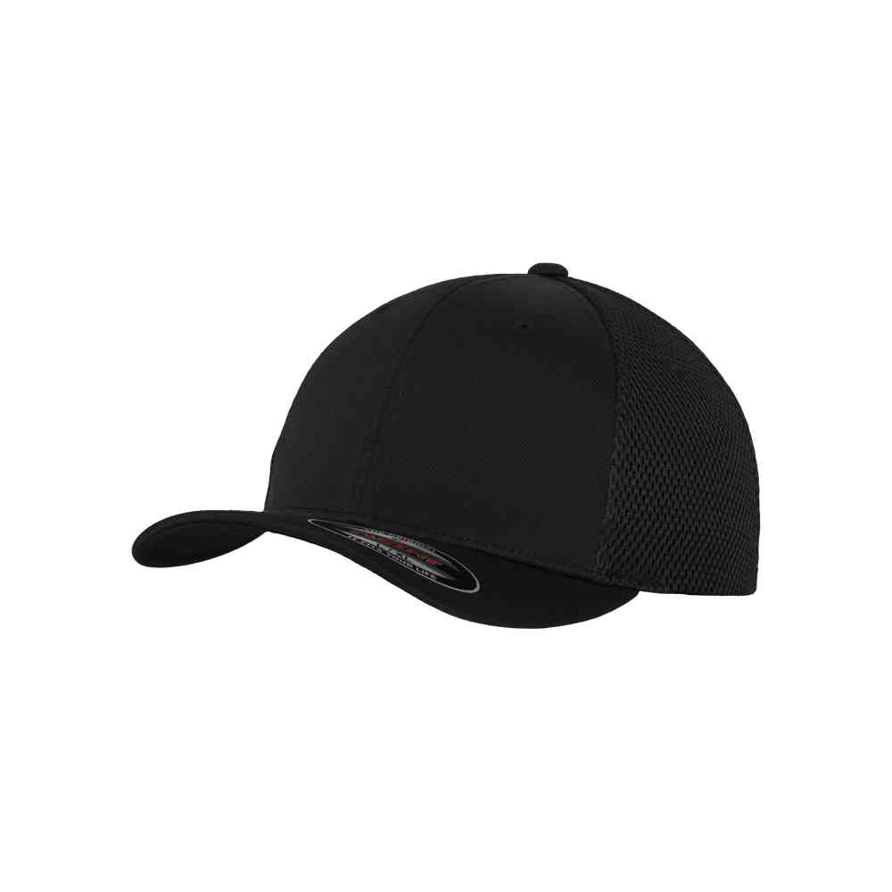 Urban Classics - Tactell Mesh Flexfit pet - Zwart